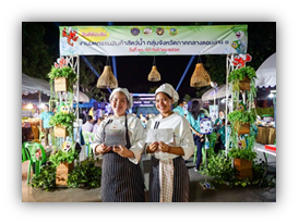 The food contest at the Aquatic Products Fair, Sufficiency Market.