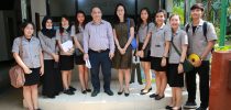 คณะกรรมการความปลอดภัย อาชีวอนามัย และสภาพแวดล้อมในการทำงาน  สำรวจห้องประชาสัมพันธ์