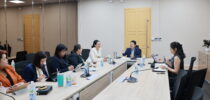 การประชุมร่วมหารือการจัดทำระบบการบันทึกข้อมูล รายงาน และแสดงผลการดำเนินงานของมหาวิทยาลัยสวนดุสิต