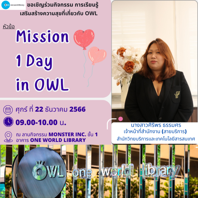 Mission 1 Day in OWL